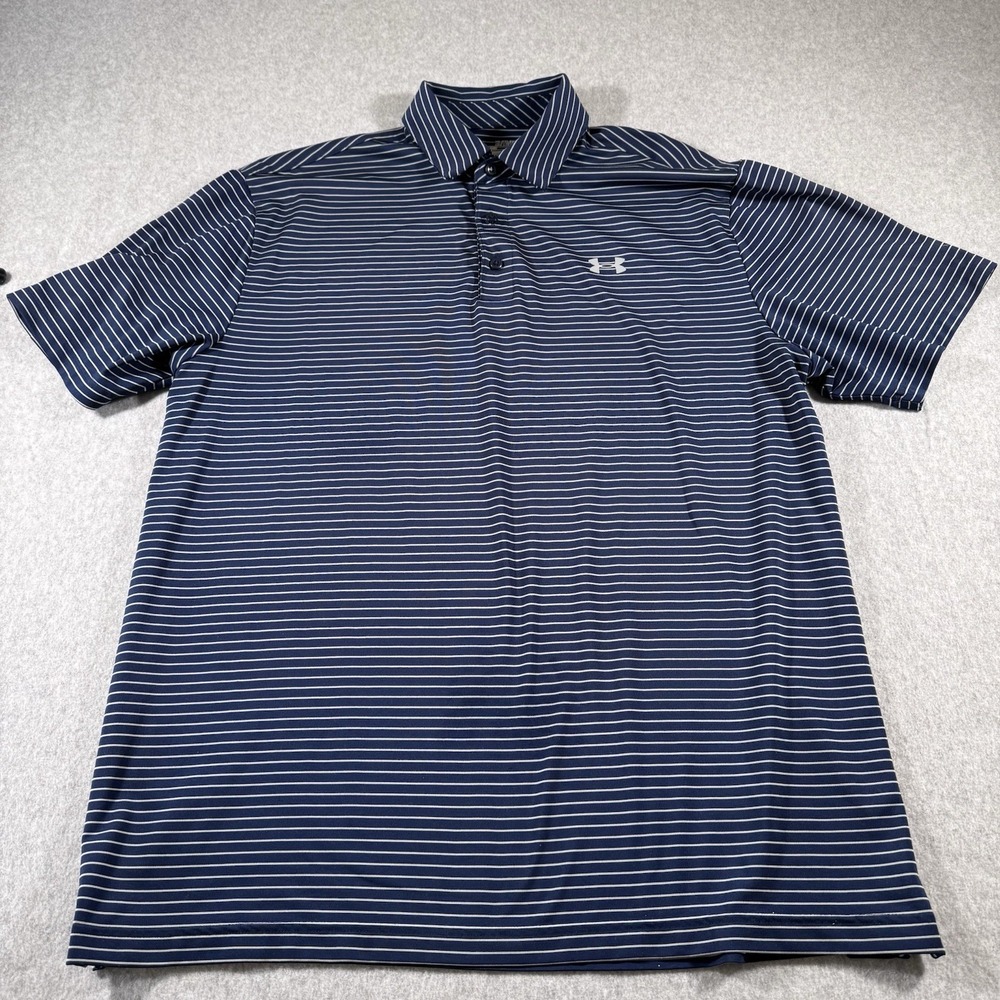 Under Armour Men's Shirt Navy Blue Loose XL‎